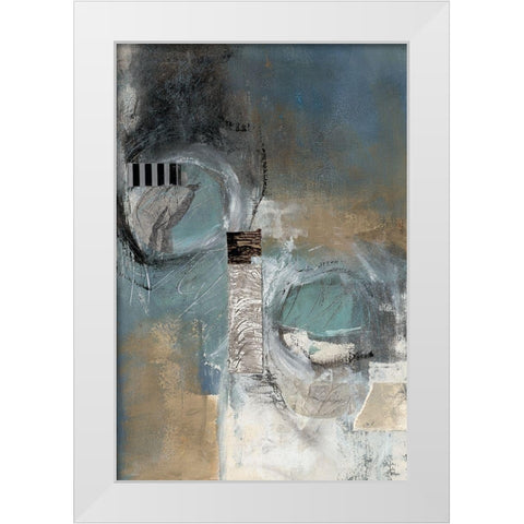 Protected II White Modern Wood Framed Art Print by Fields, Laurie