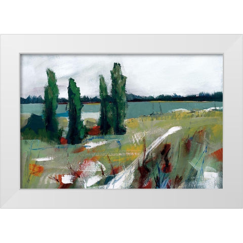 Seasons Of Change I White Modern Wood Framed Art Print by Fitzsimmons, A.