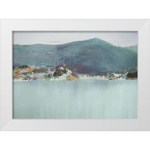 Loch Fyne White Modern Wood Framed Art Print by Gold, Caroline