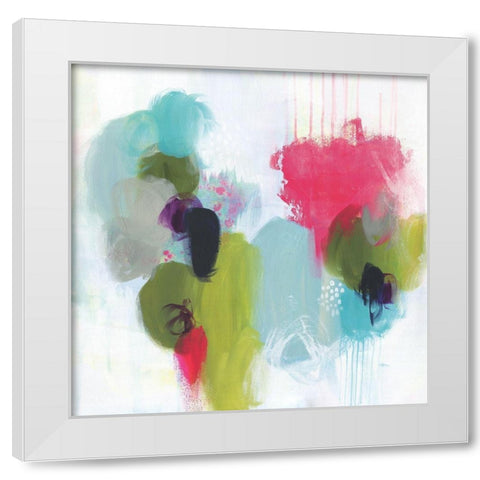 Something Just Like This White Modern Wood Framed Art Print by Hawkins, Julie