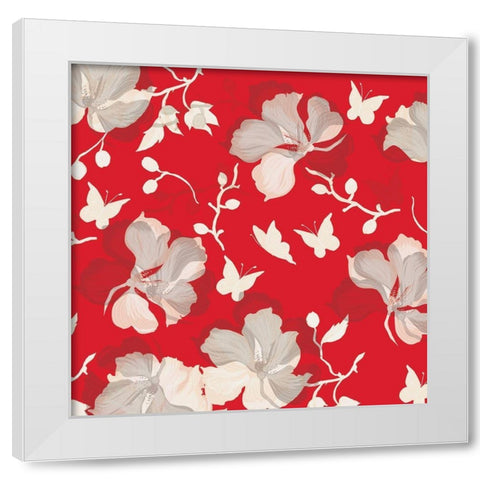 Tapestry Tales II White Modern Wood Framed Art Print by Turnowsky
