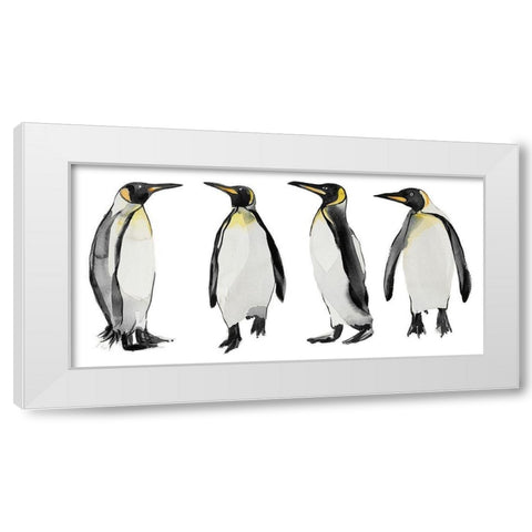 The Colony White Modern Wood Framed Art Print by Billinghurst, Marina