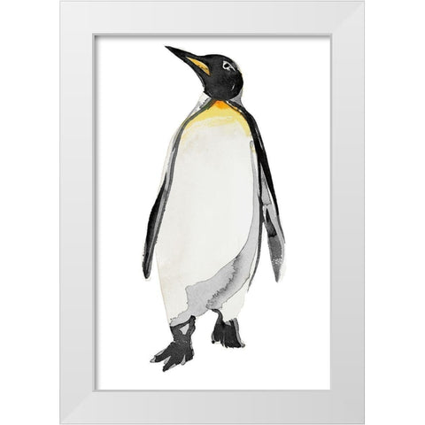 Penguin I White Modern Wood Framed Art Print by Billinghurst, Marina