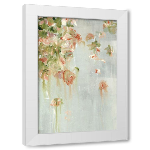 Romance and Roses White Modern Wood Framed Art Print by Cole, Macy