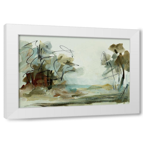 Backroads I White Modern Wood Framed Art Print by Ellens, Jacqueline