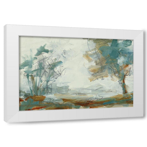 Backroads III White Modern Wood Framed Art Print by Ellens, Jacqueline
