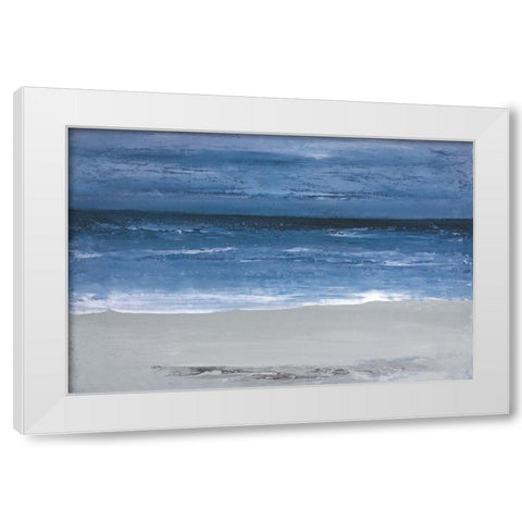 Ocean White Modern Wood Framed Art Print by Gold, Caroline