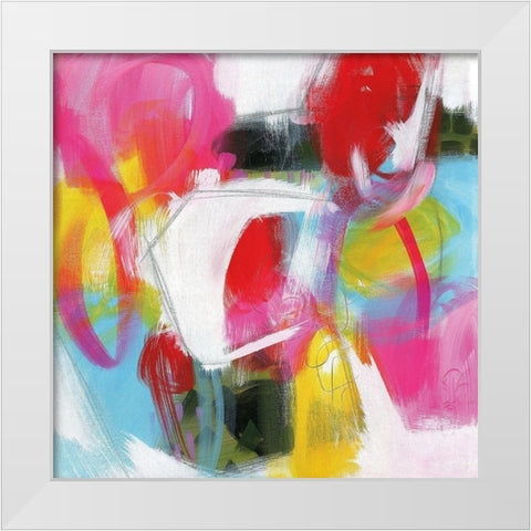 Another Breath White Modern Wood Framed Art Print by Hawkins, Julie