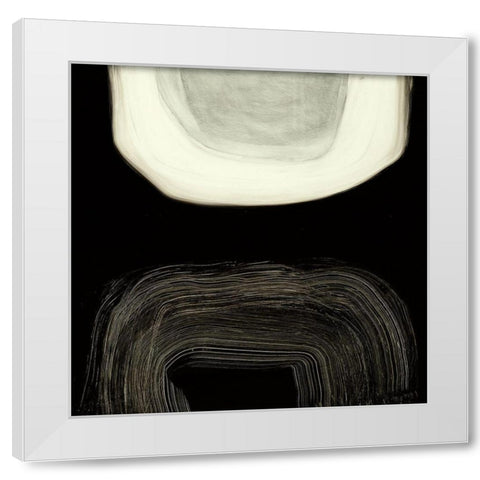Shadows In The Dark I White Modern Wood Framed Art Print by Sims, Drew