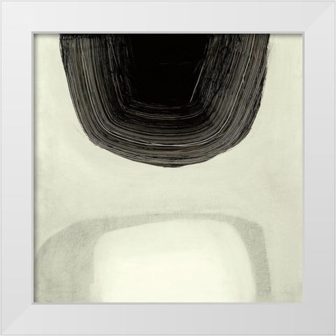 Shadows In The Dark II White Modern Wood Framed Art Print by Sims, Drew