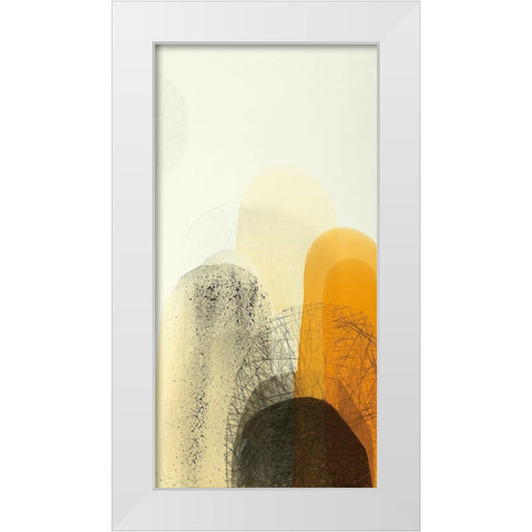 Movement of Light II White Modern Wood Framed Art Print by Sims, Drew