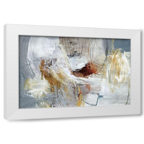 Captive White Modern Wood Framed Art Print by Barnes, Natasha