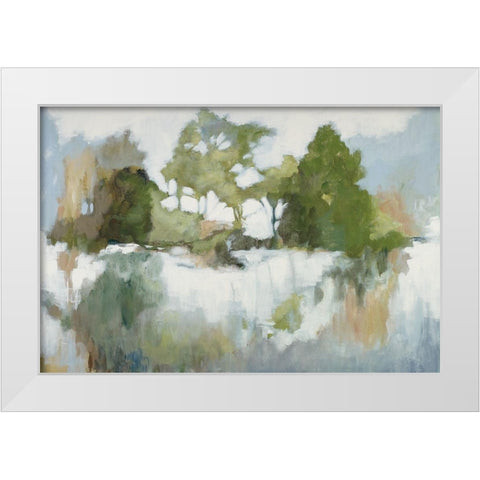 When the Time Comes White Modern Wood Framed Art Print by Buckley, Mary