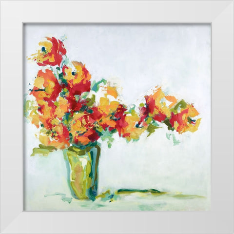 Joy White Modern Wood Framed Art Print by Ellens, Jacqueline