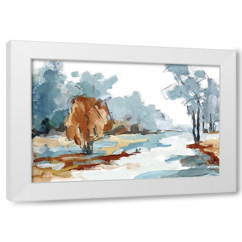 Backroads VI White Modern Wood Framed Art Print by Ellens, Jacqueline