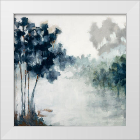Soft Winter Light White Modern Wood Framed Art Print by Ellens, Jacqueline