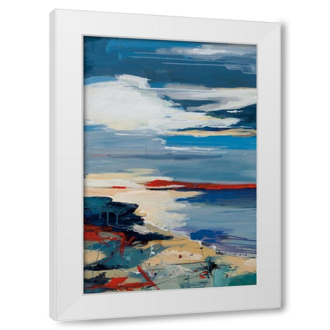 Wilderness White Modern Wood Framed Art Print by Fitzsimmons, A.