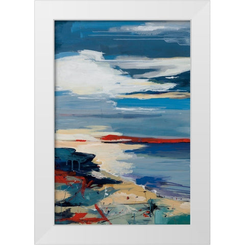 Wilderness White Modern Wood Framed Art Print by Fitzsimmons, A.