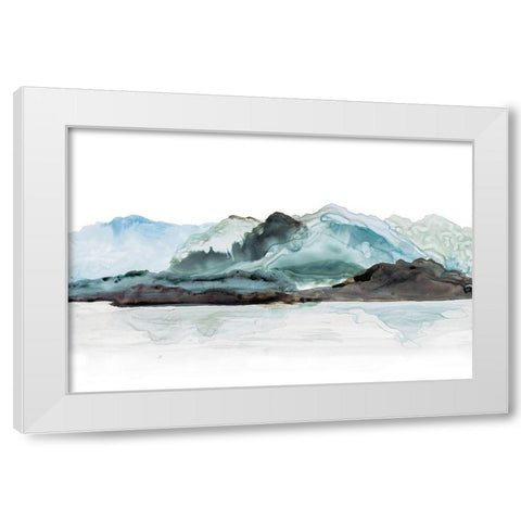 Island Dream White Modern Wood Framed Art Print by Meyers, Rebecca