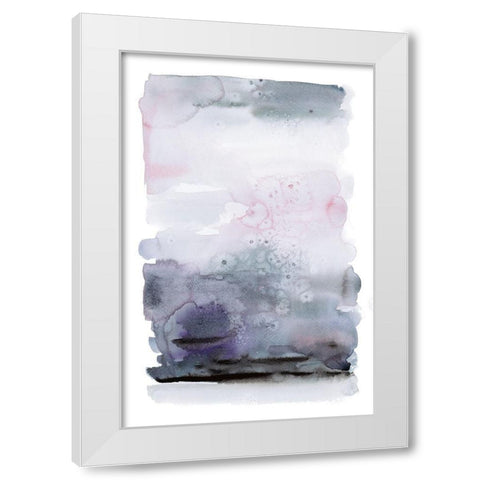 I Get Misty White Modern Wood Framed Art Print by Pasion, Wani