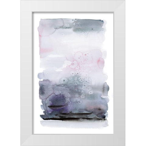 I Get Misty White Modern Wood Framed Art Print by Pasion, Wani