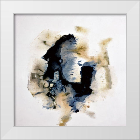 Pilot White Modern Wood Framed Art Print by Snow , Aerial