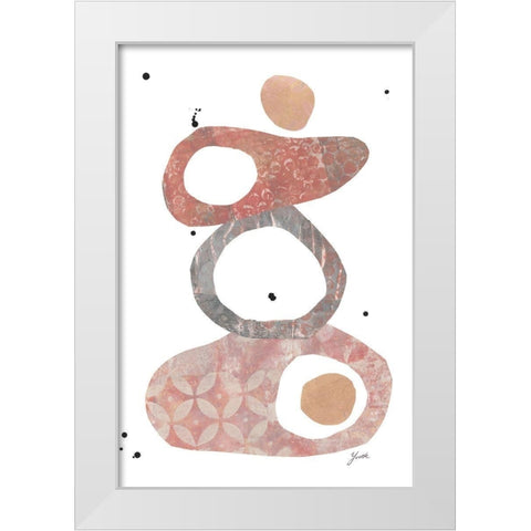 Buddha Beach I White Modern Wood Framed Art Print by St.Amant, Yvette