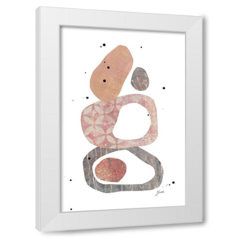 Buddha Beach II White Modern Wood Framed Art Print by St.Amant, Yvette