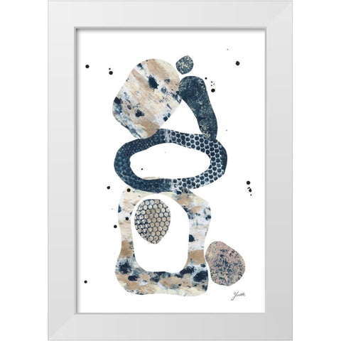 Balancing Act I White Modern Wood Framed Art Print by St.Amant, Yvette