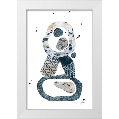 Balancing Act II White Modern Wood Framed Art Print by St.Amant, Yvette