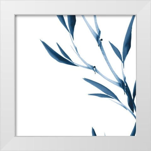 Simplicity IV White Modern Wood Framed Art Print by Sugita, Katsumi