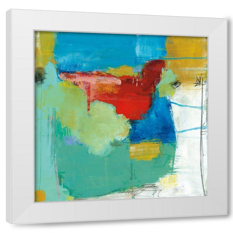 Clarity White Modern Wood Framed Art Print by Carstensen, Amy Leigh