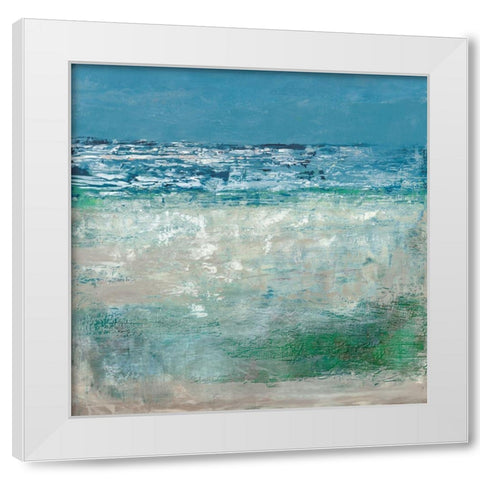 Summer Days White Modern Wood Framed Art Print by Casell, Sherri