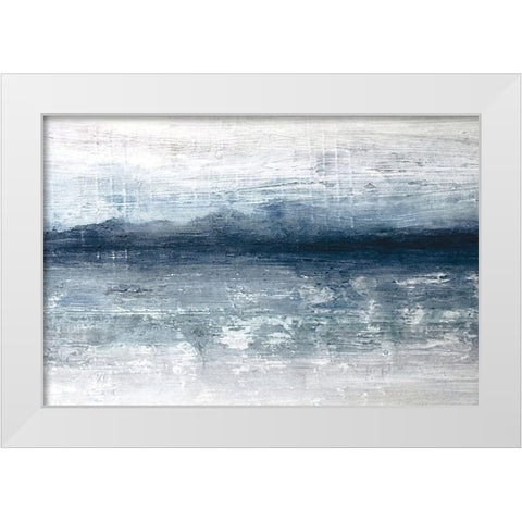 Horizon White Modern Wood Framed Art Print by Stephane Fontaine