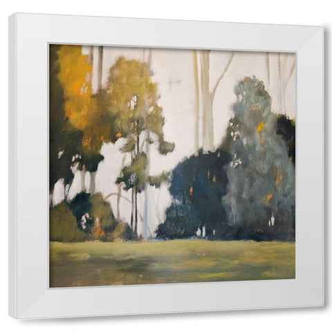 Woodlands White Modern Wood Framed Art Print by Buckley, Mary Parker