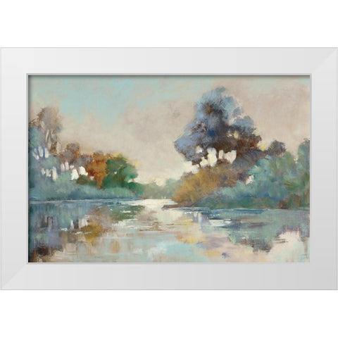 Constance White Modern Wood Framed Art Print by Buckley, Mary Parker