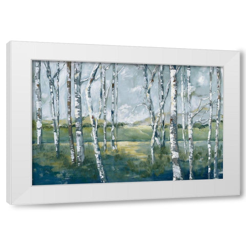 Woodland Magic White Modern Wood Framed Art Print by Buckley, Mary Parker