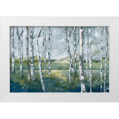 Woodland Magic White Modern Wood Framed Art Print by Buckley, Mary Parker