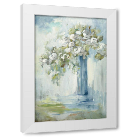 Standing Tall White Modern Wood Framed Art Print by Mary Parker-Buckely