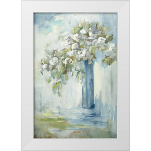 Standing Tall White Modern Wood Framed Art Print by Mary Parker-Buckely