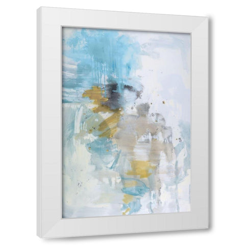 Afloat White Modern Wood Framed Art Print by Ellens, Jacqueline