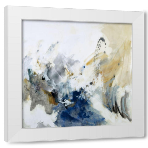 Momentum II White Modern Wood Framed Art Print by Ellens, Jacqueline