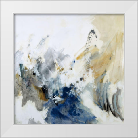 Momentum II White Modern Wood Framed Art Print by Ellens, Jacqueline