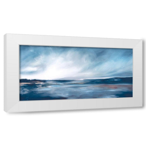Island Light White Modern Wood Framed Art Print by Parent, Joanne