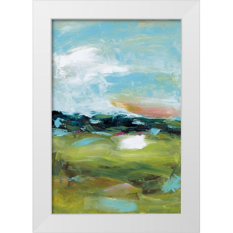 The Calm After the Storm White Modern Wood Framed Art Print by Pasion, Wani