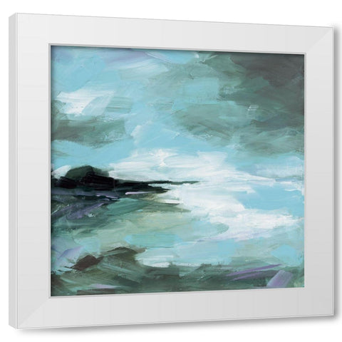 A Better Place White Modern Wood Framed Art Print by Pasion, Wani