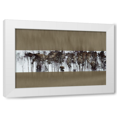 Golden Faith I White Modern Wood Framed Art Print by Hoh, Roy