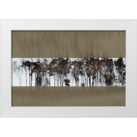 Golden Faith I White Modern Wood Framed Art Print by Hoh, Roy