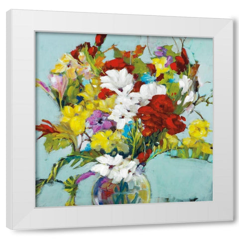 Natures Bounty White Modern Wood Framed Art Print by Buckley, Mary Parker
