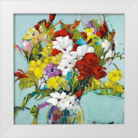 Natures Bounty White Modern Wood Framed Art Print by Buckley, Mary Parker